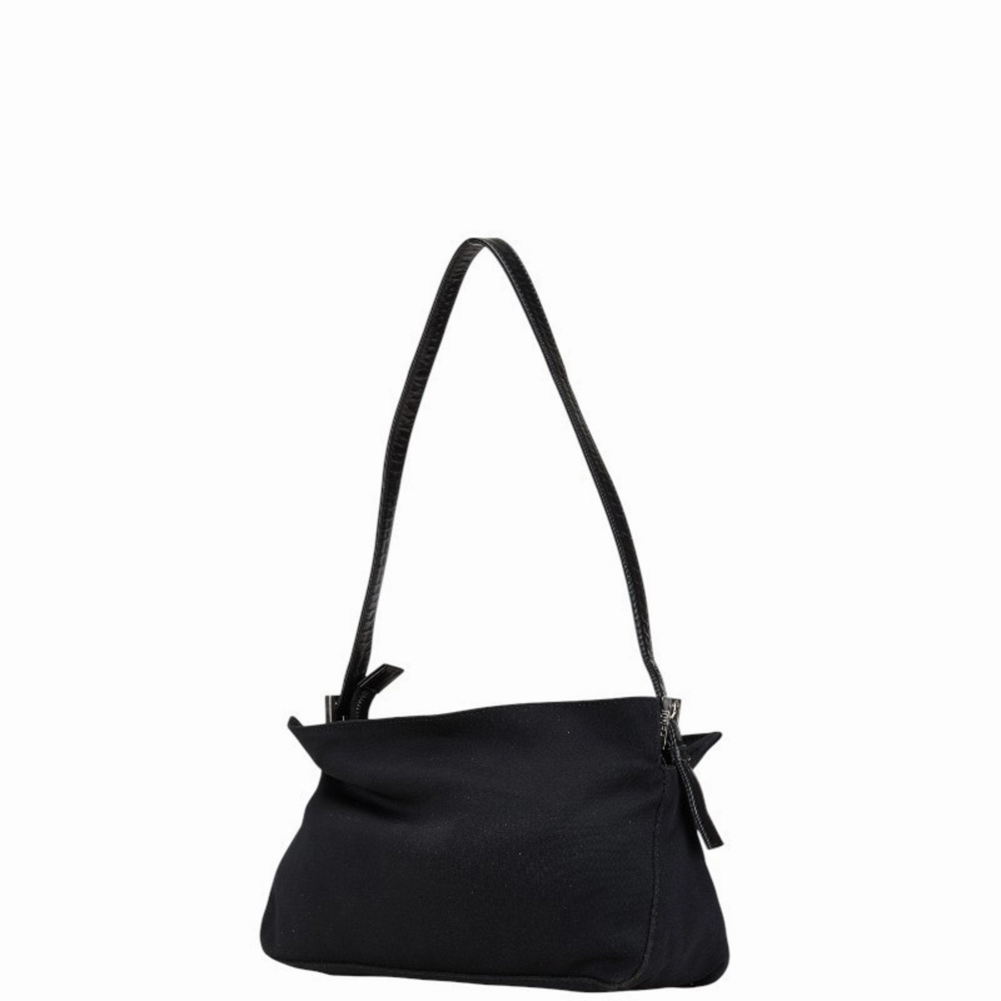Fendi Nylon Leather Handbag (Pre-Owned)