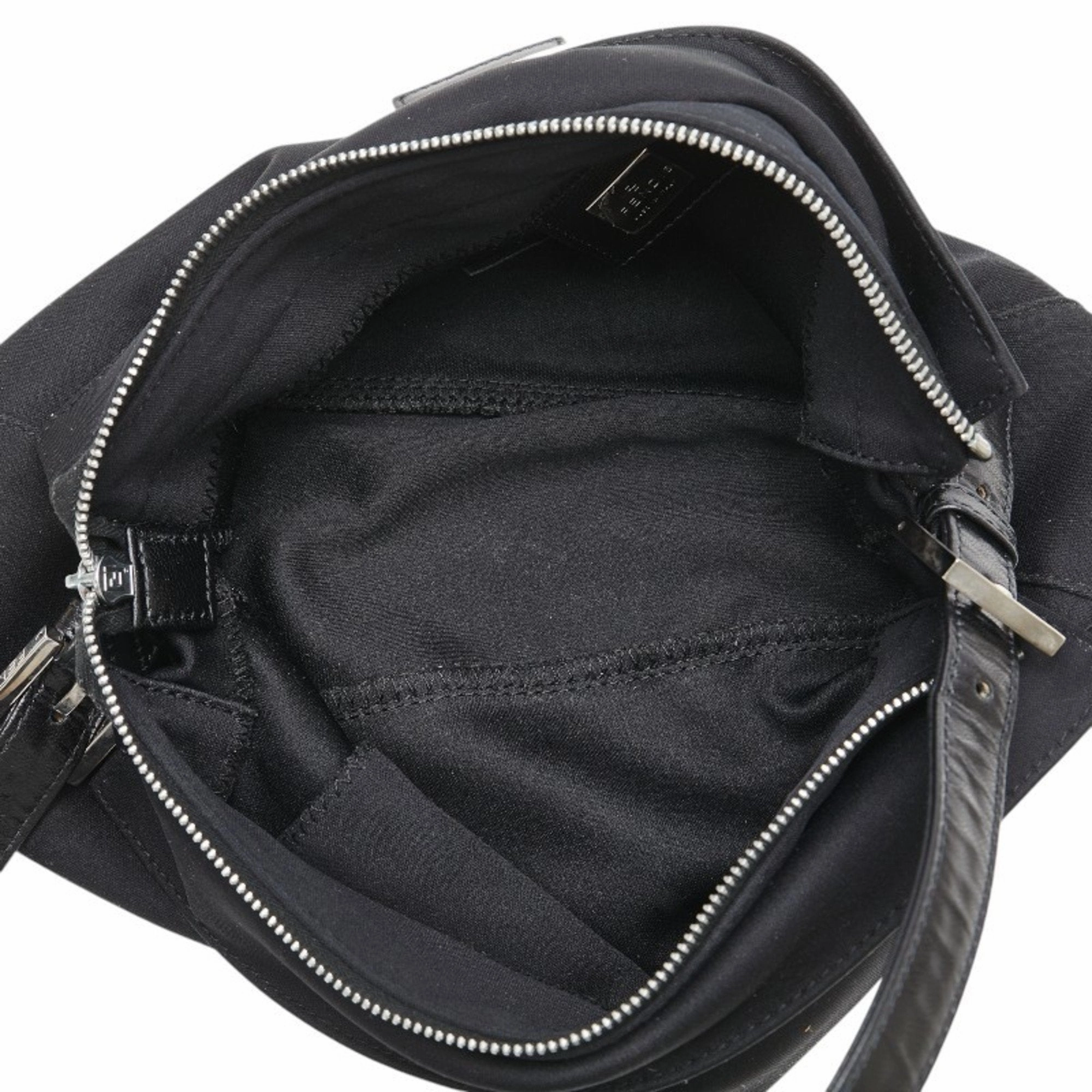 Fendi Nylon Leather Handbag (Pre-Owned)