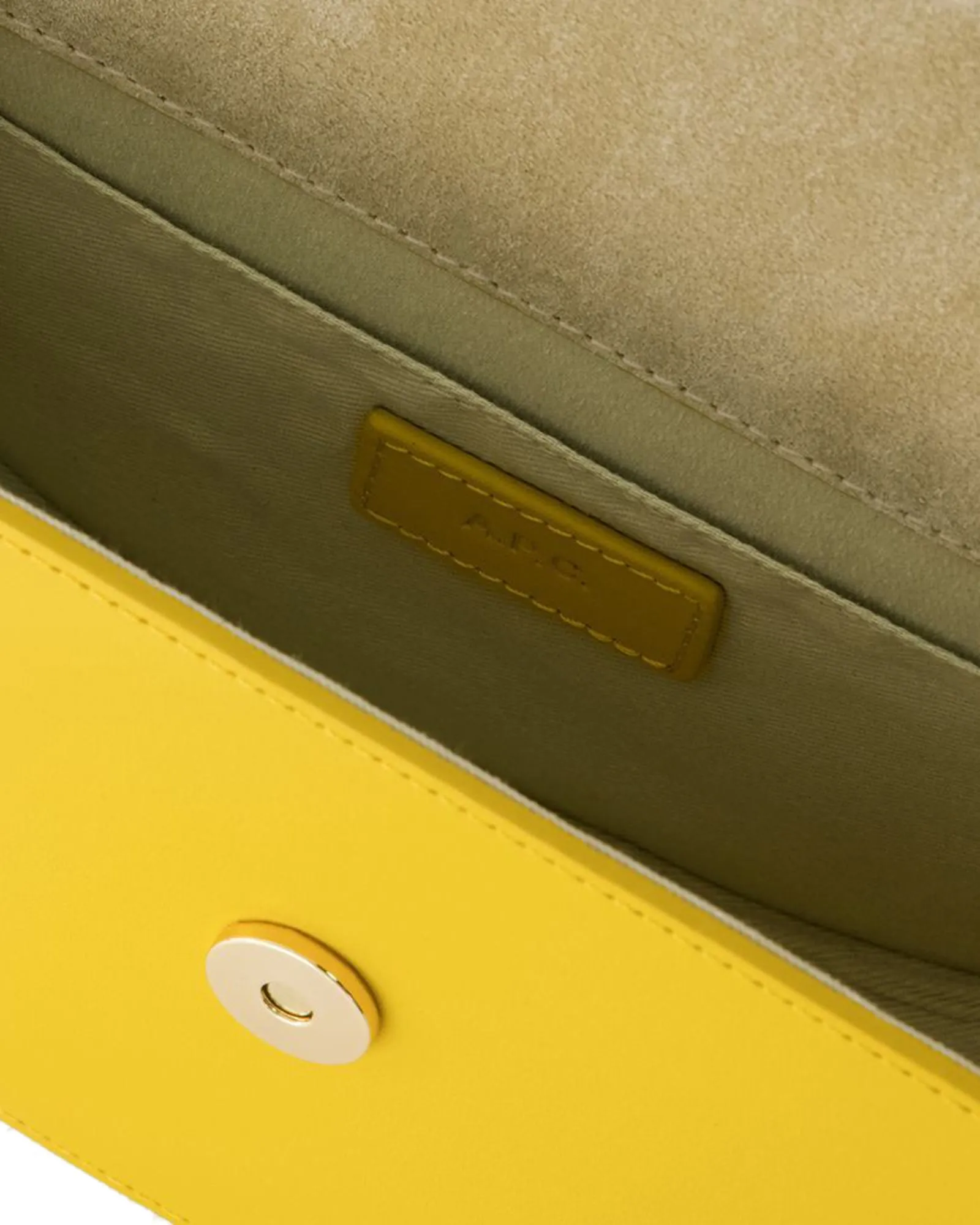 Geneve Mini Crossbody Bag - A.P.C - Leather - Yellow