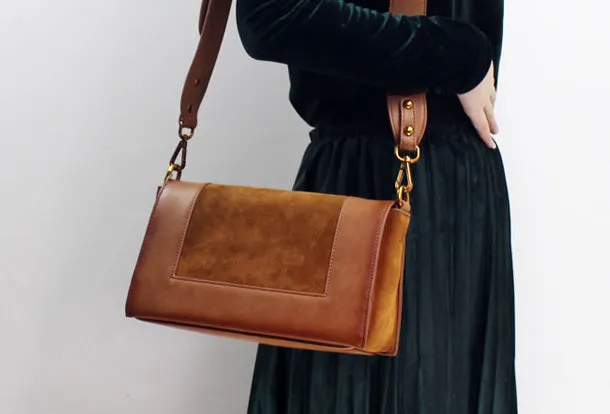 Genuine Leather Cute Fashion Purse Shoulder Bag for Women Leather Crossbody Bag