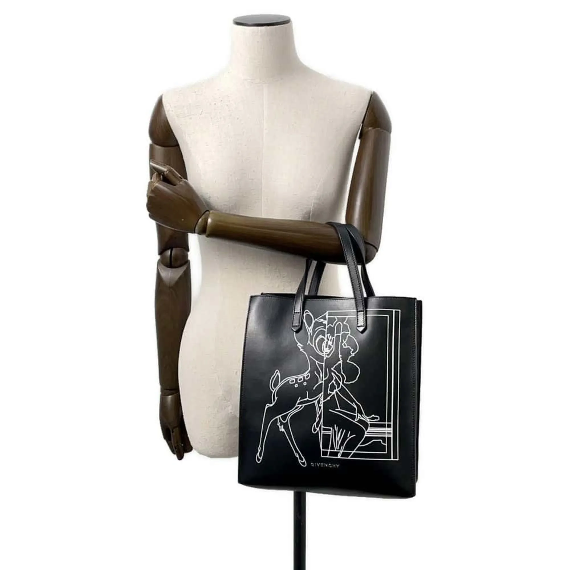 Givenchy Leather Shoulder Bag Tote Bag (Pre-Owned)