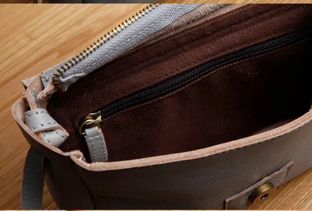 Handmade Genuine Leather Cute Crossbody Fashion Wallet Shoulder Bag Women Leather Purse