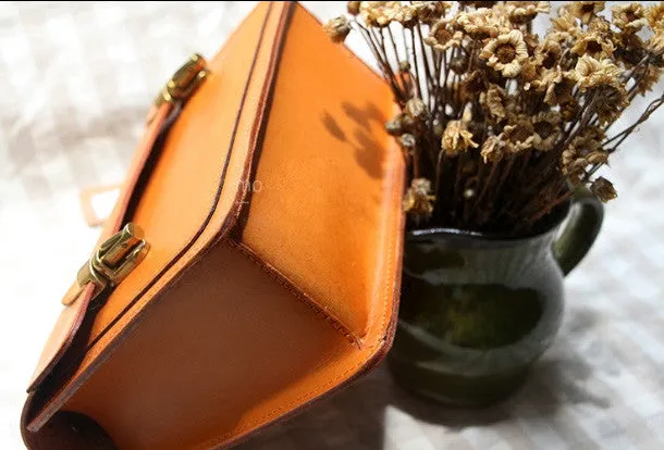 Handmade Leather bag for women leather shoulder bag crossbody bag