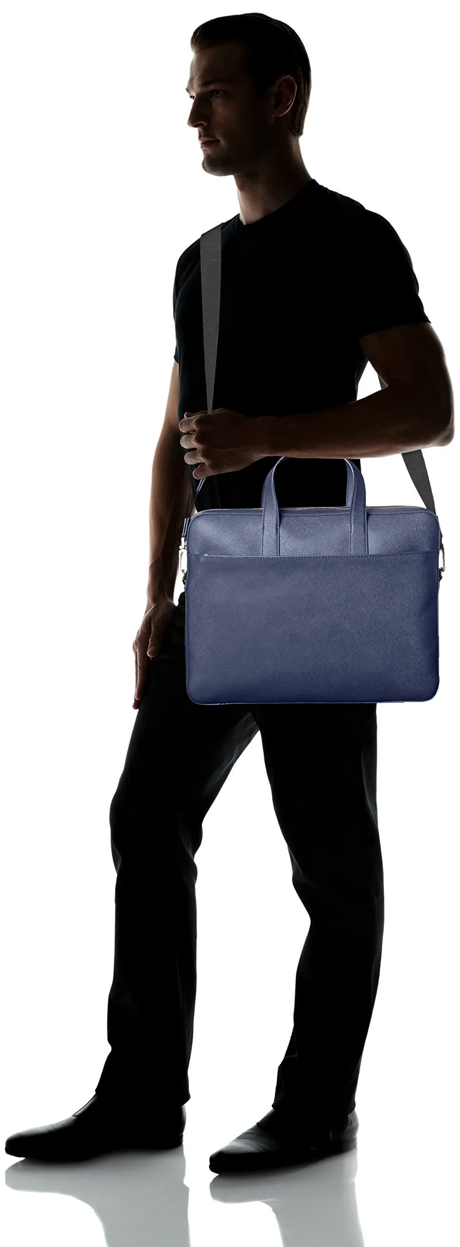 Jack Spade Barrow Leather Slim Brief