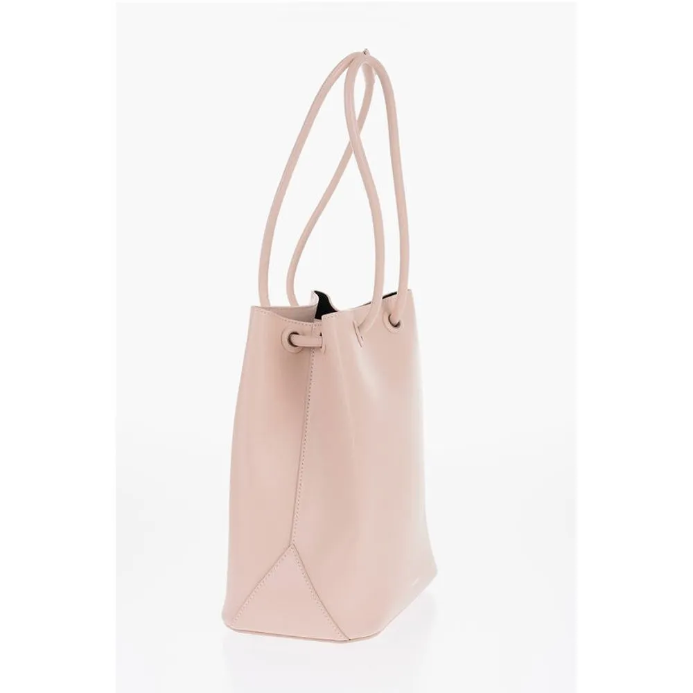 Jil Sander Leather Shopping Bag with Adjustable Handles
