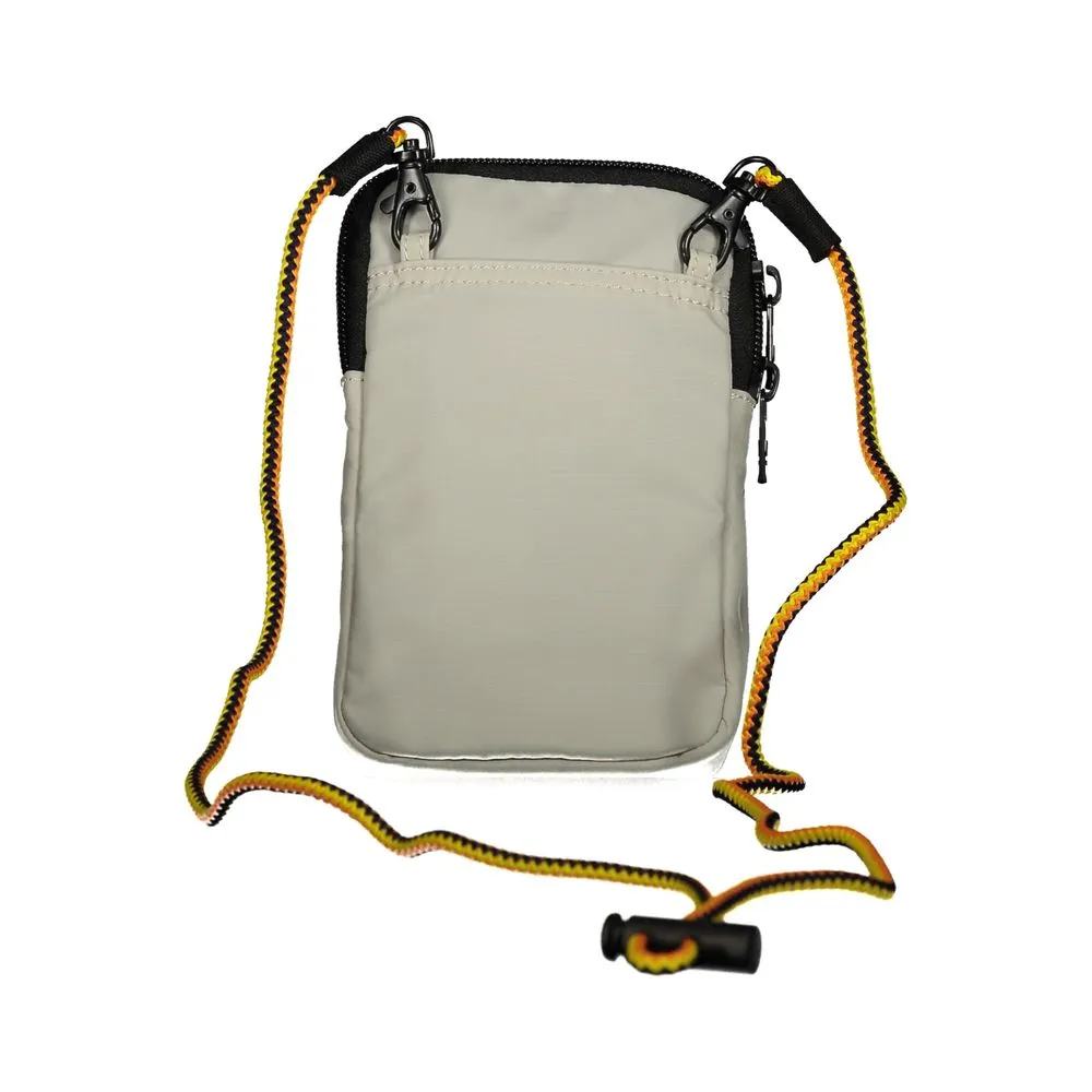 K-WAY Gray Polyester Men Shoulder Bag