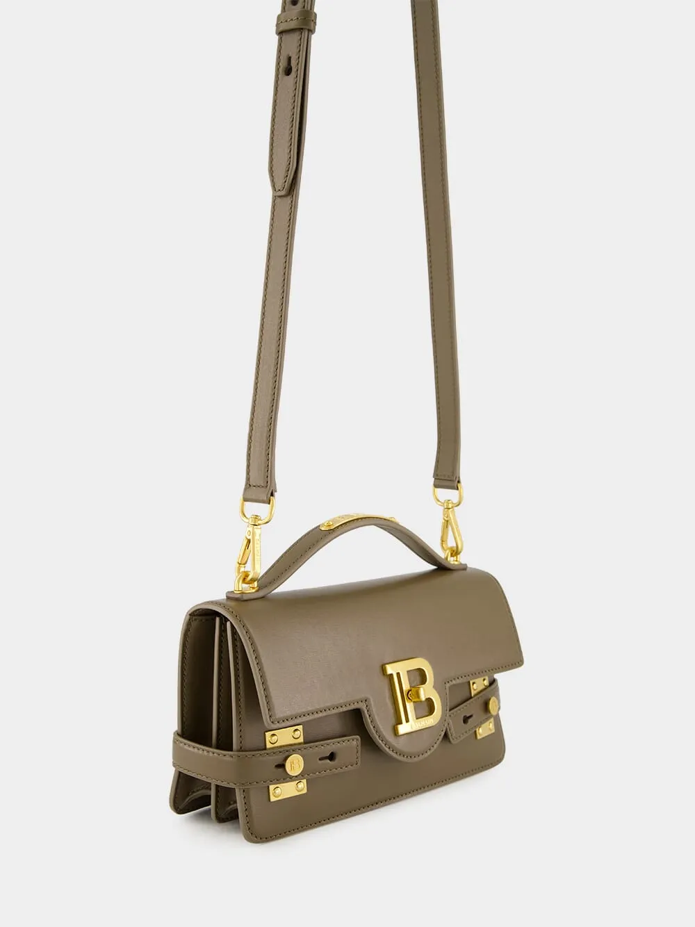 Khaki B-Buzz 24 Leather Bag