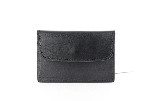 Leather Mens Card Wallet Front Pocket Wallet Small Slim Wallets Change Wallets for Men