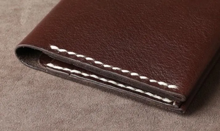 Leather Mens Cool Long Leather Wallet Phone Clutch Wallet for Men