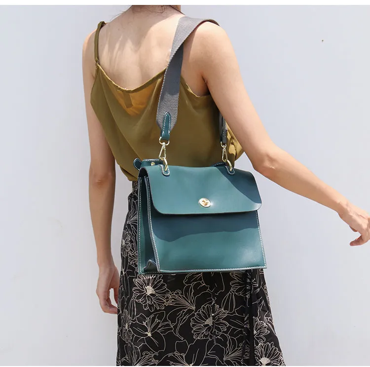 Leather Women Shoulder Bag Briefcase Work Bag For Women