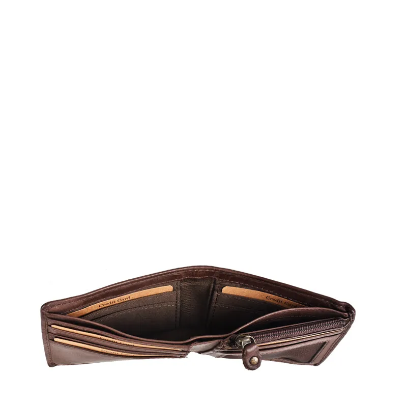Lineage - The Mens Wallet Dark -Brown