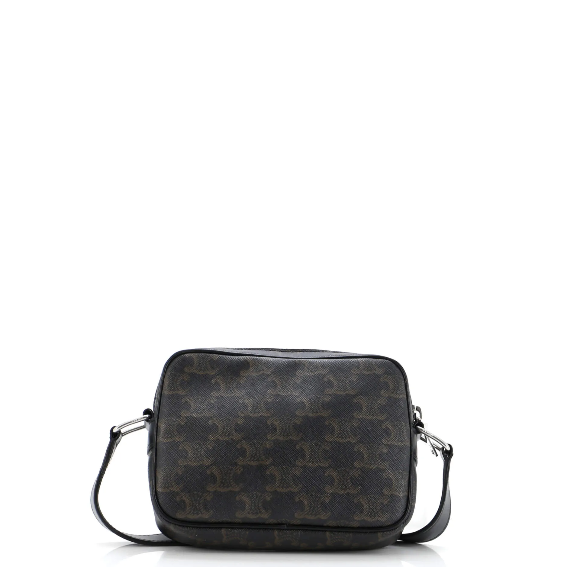 Logo Messenger Bag Triomphe Coated Canvas Mini