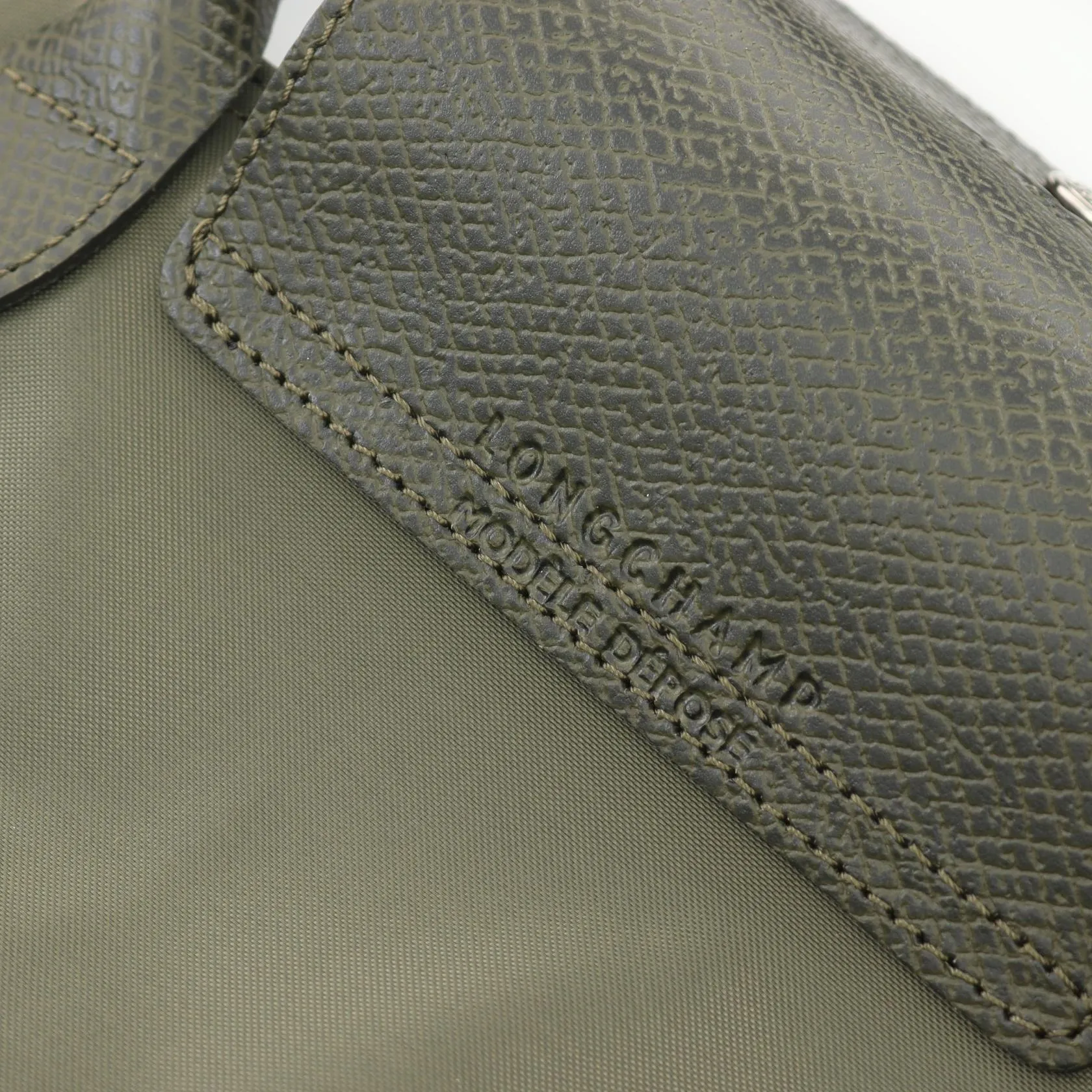 Longchamp Le Pliage Green M Tote Bag Khaki