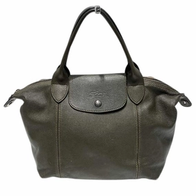Longchamp Leather Handbag (Pre-Owned)