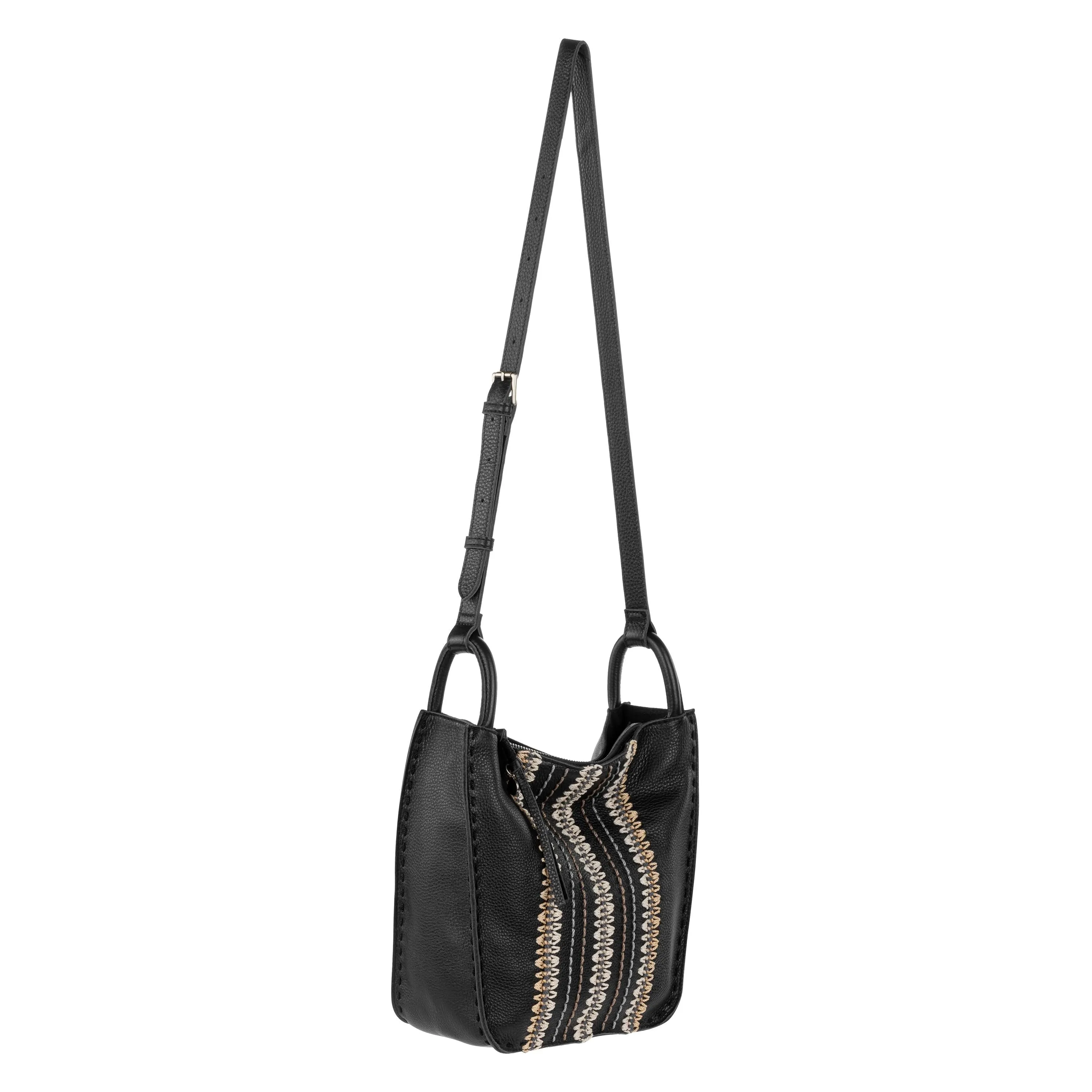 Los Feliz Crossbody - Leather - Black Neutral Seminyak