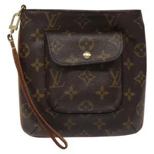 Louis Vuitton Partition Canvas Clutch Bag (Pre-Owned)