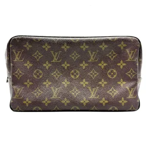 Louis Vuitton Trousse De Toilette Canvas Clutch Bag (Pre-Owned)