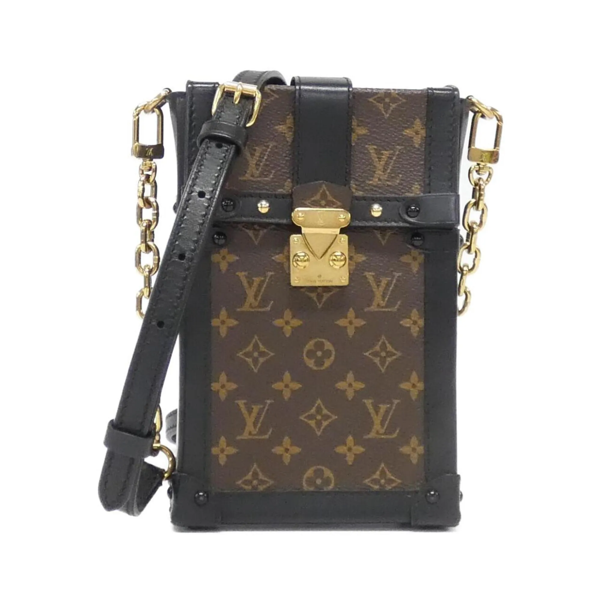 Louis Vuitton Trunk Canvas Clutch Bag (Pre-Owned)
