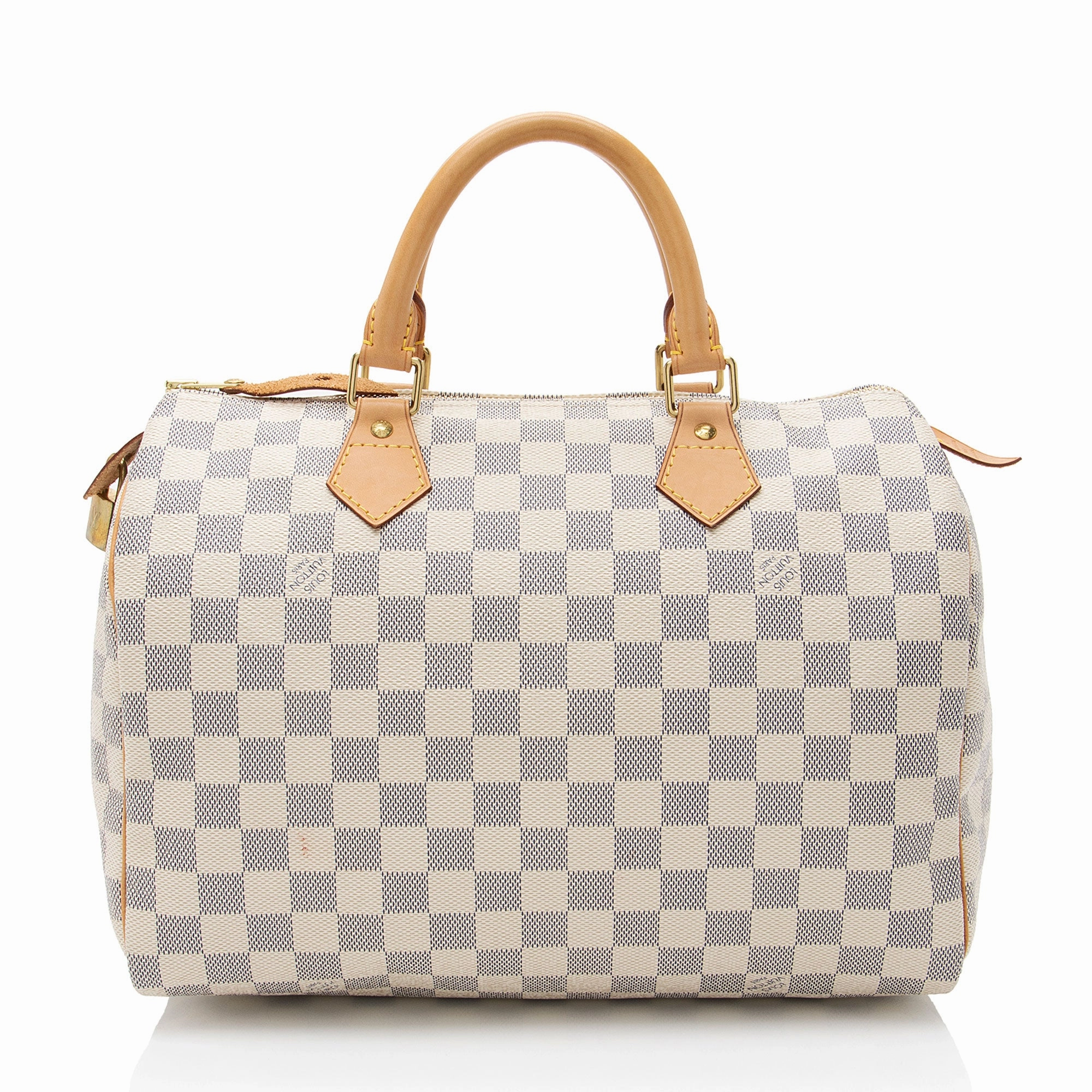Louis Vuitton Damier Azur Speedy 30 Satchel