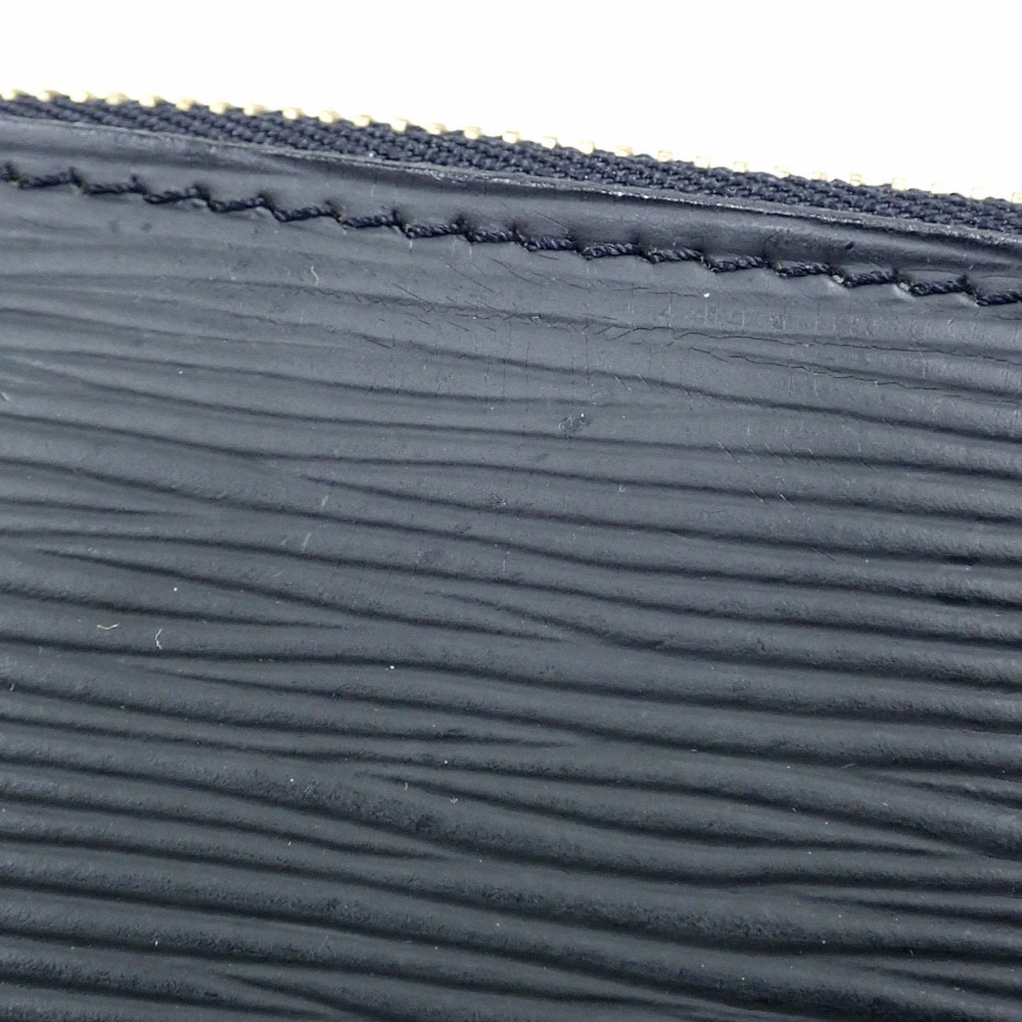 Louis Vuitton Noir Epi Leather Pochette Pouch (Pre-Owned)