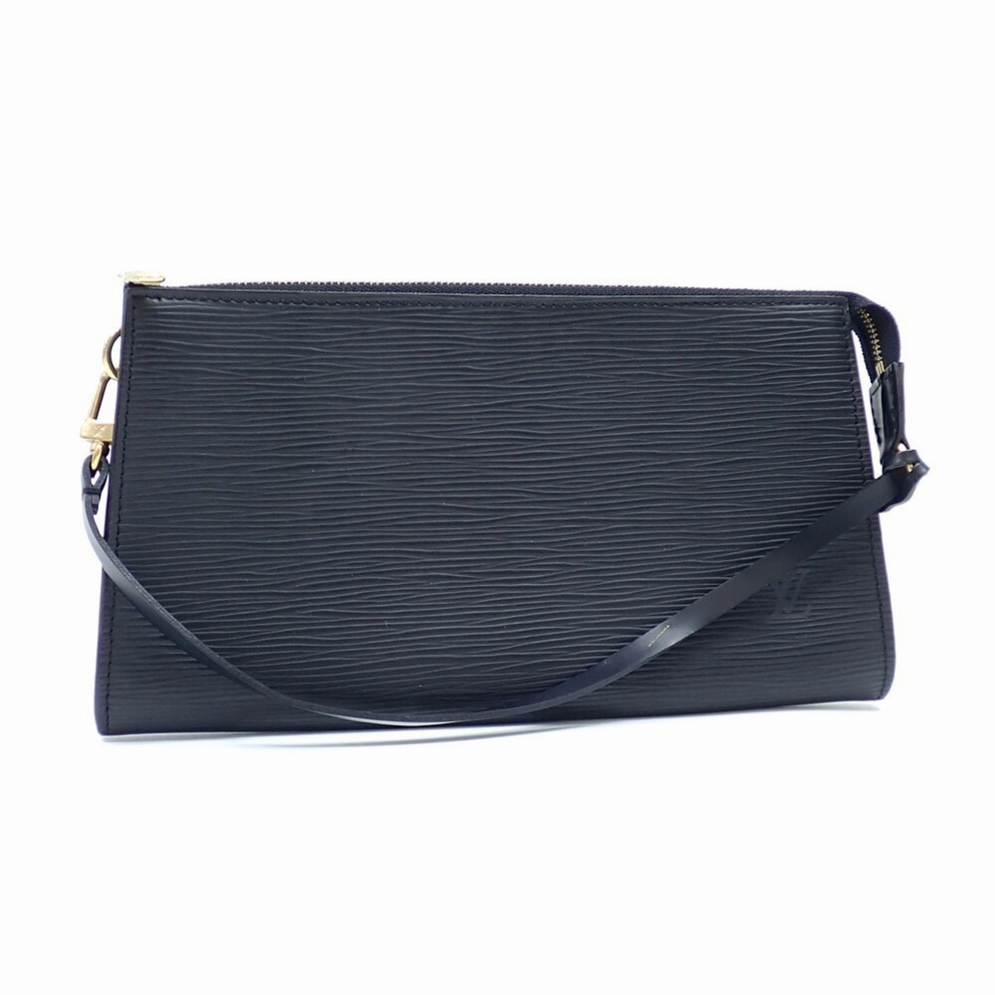 Louis Vuitton Noir Epi Leather Pochette Pouch (Pre-Owned)