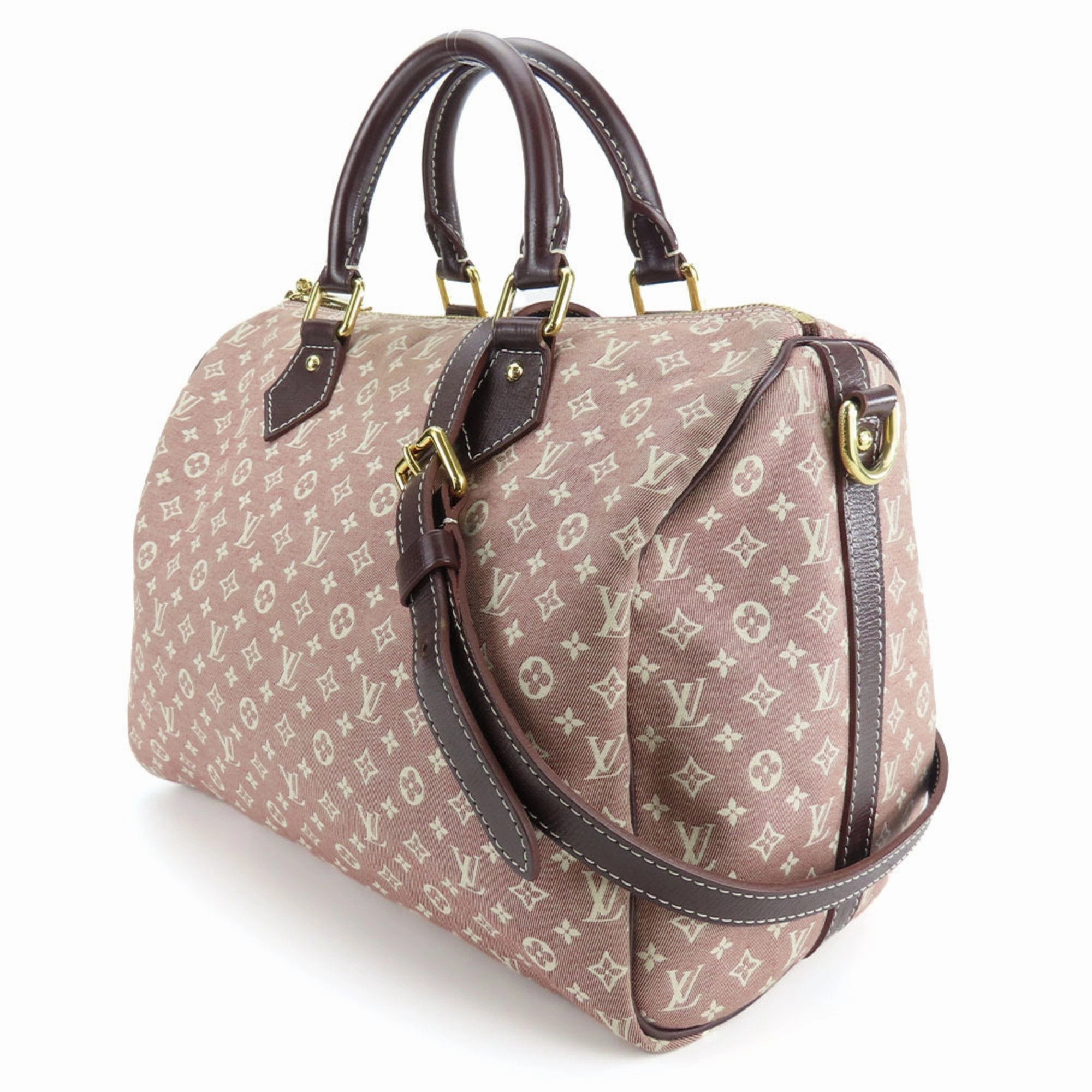 Louis Vuitton Sepia Monogram Mini Lin Handbag (Pre-Owned)