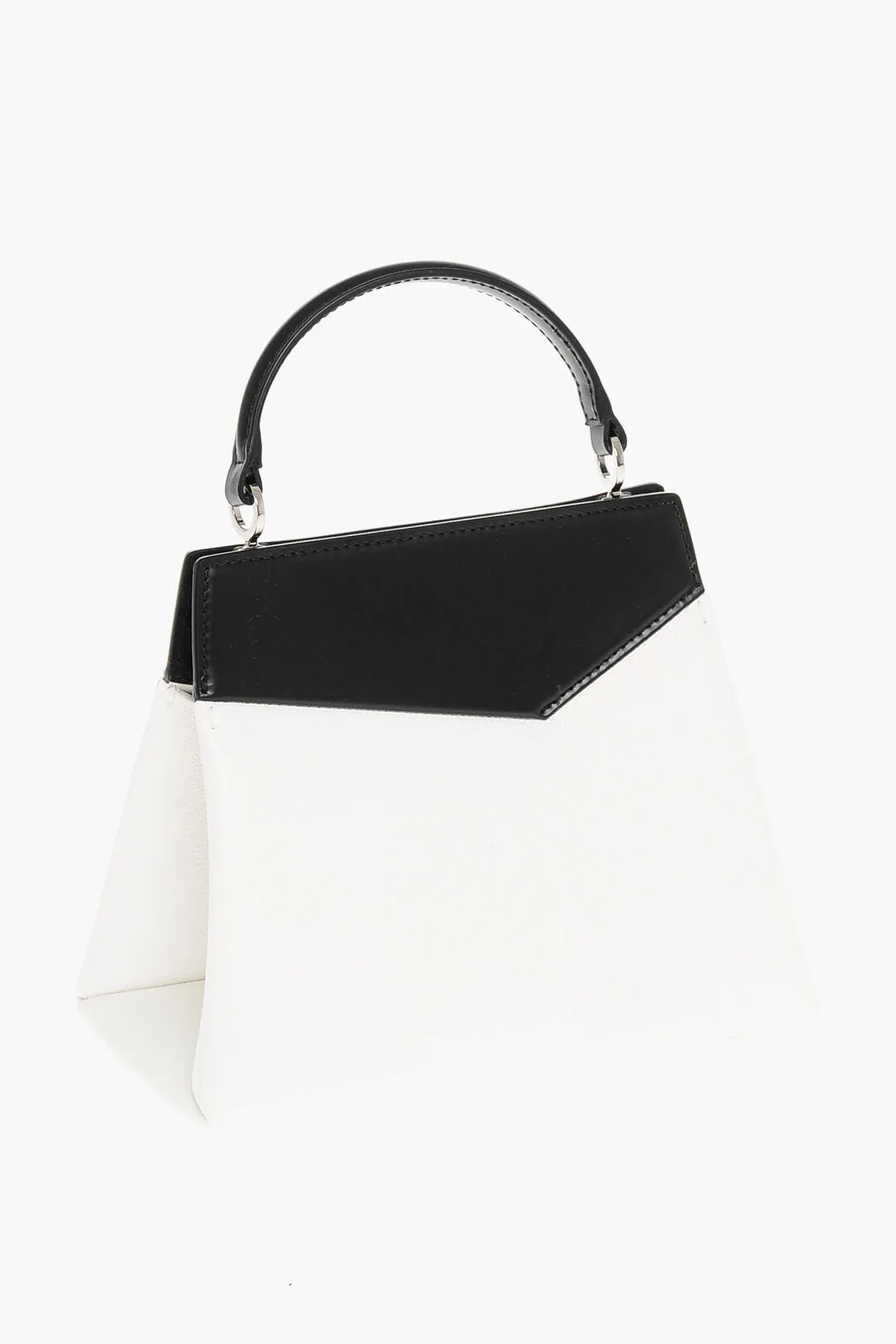 Maison Margiela Two-Tone Leather Snatched Crossbody Bag