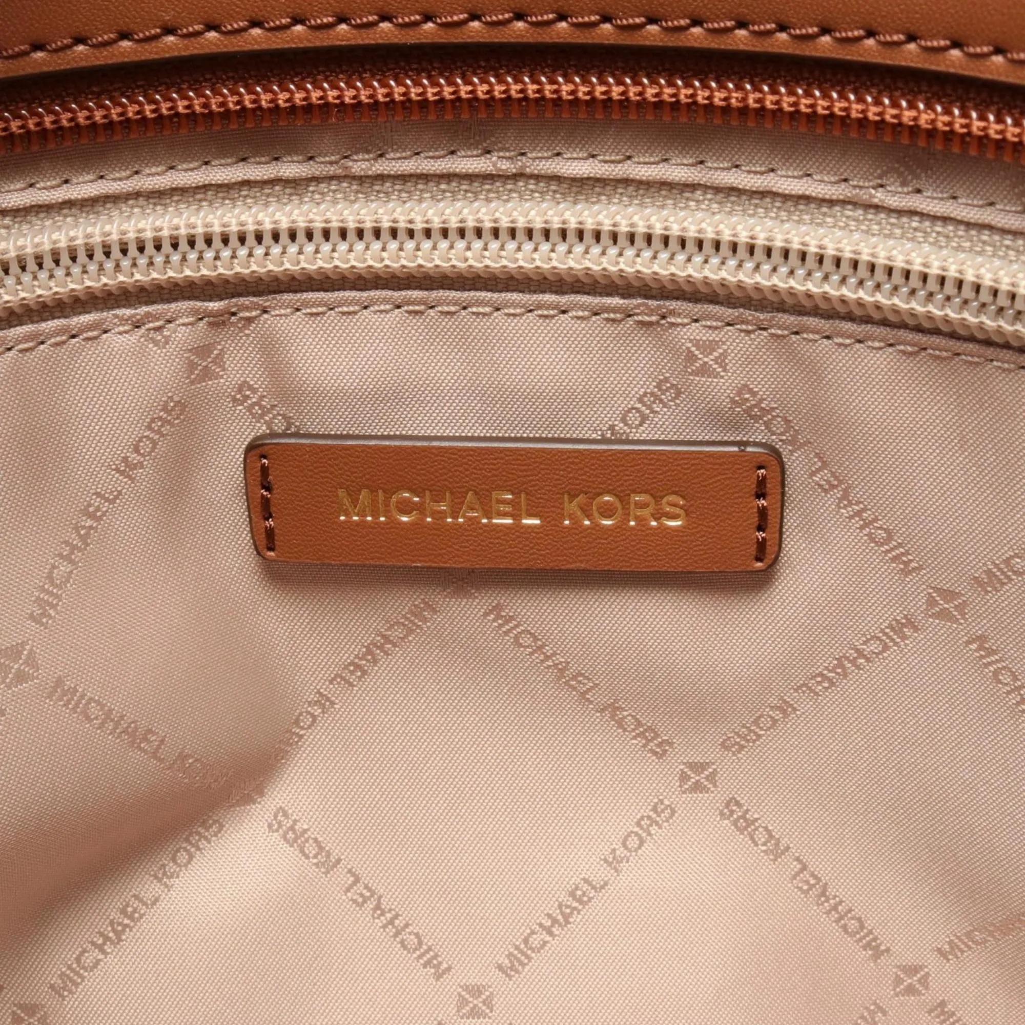 Michael Kors  Coated Canvas Leather Tote Bag Weekend Bag (Pre-Owned)