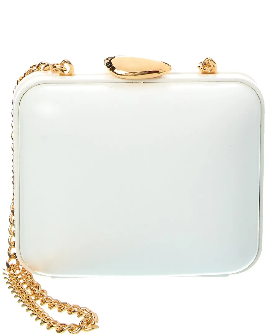 Michael Kors Collection Leather Mini Box Minaudiere