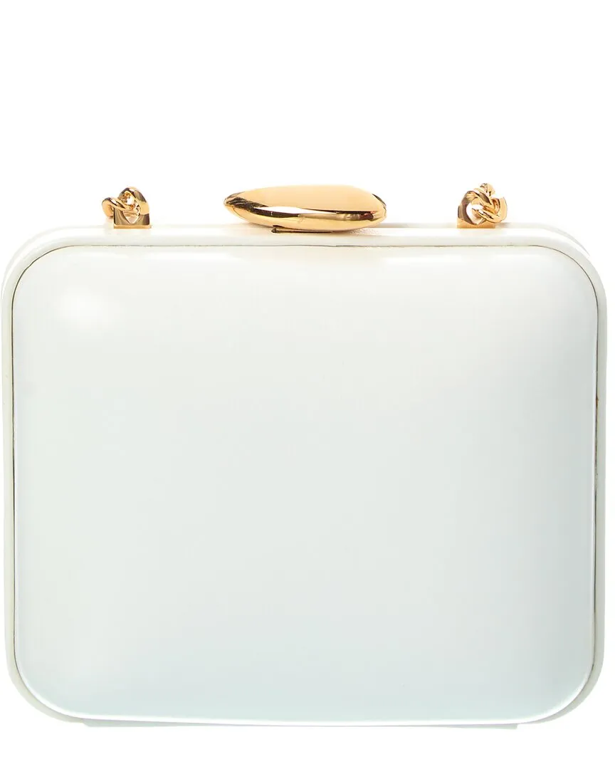 Michael Kors Collection Leather Mini Box Minaudiere