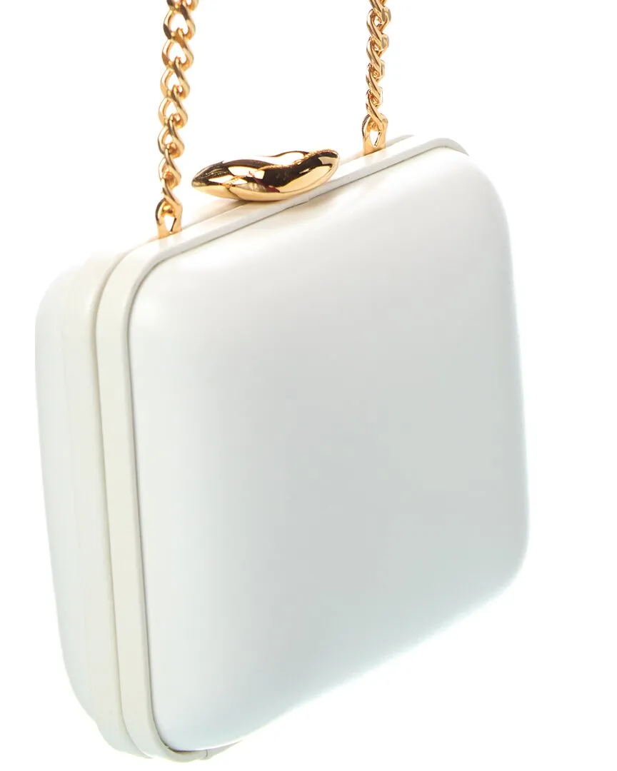 Michael Kors Collection Leather Mini Box Minaudiere