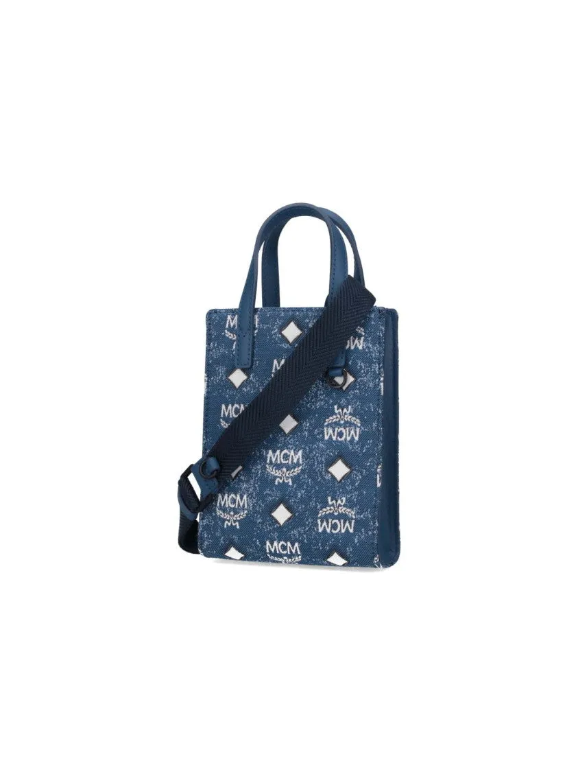 Mini "Aren" Crossbody Bag  Blue