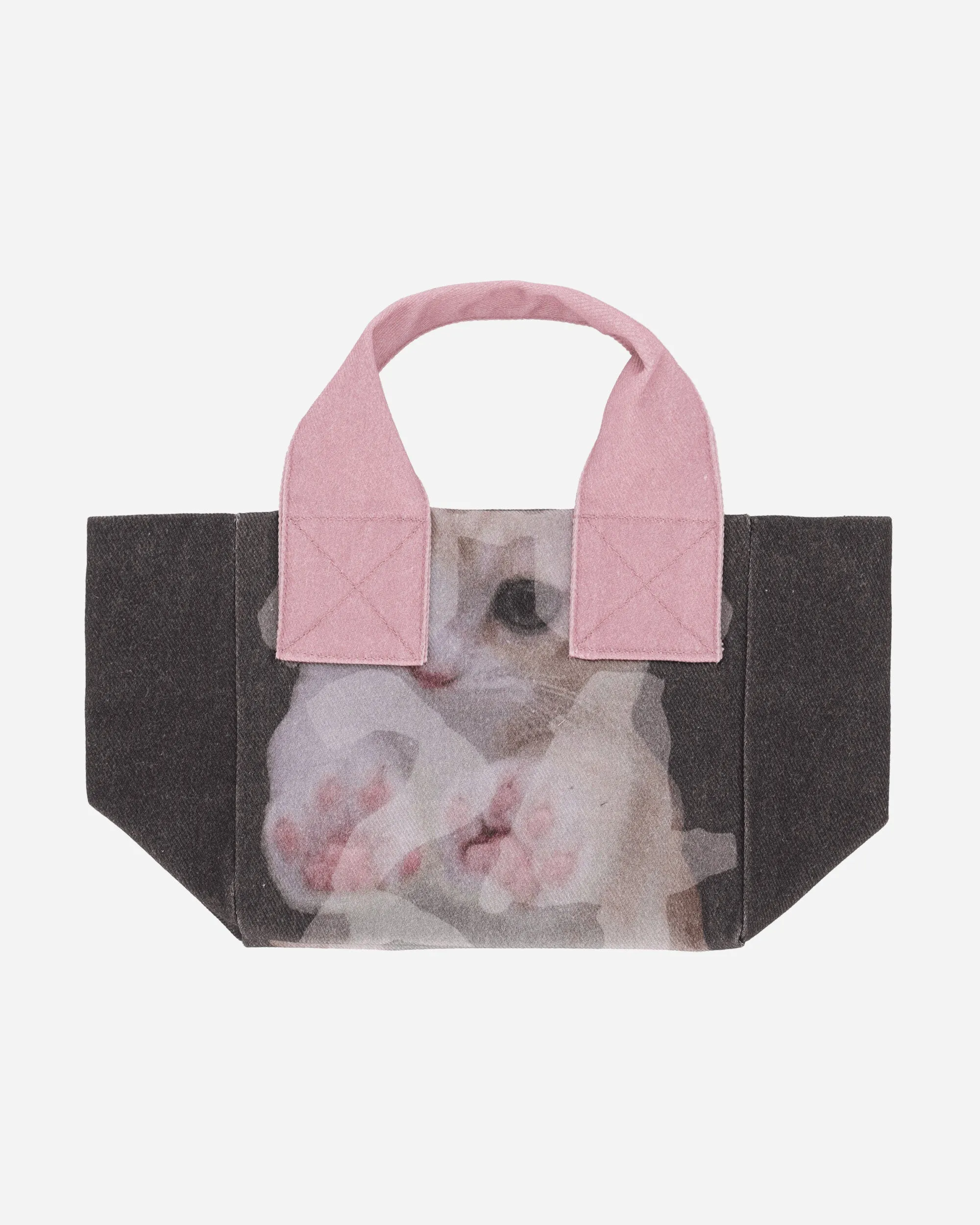 Mini Tote Bag Cat Print
