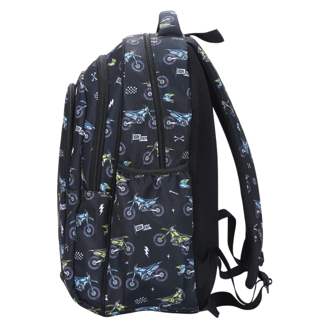 Motorcross Large School Backpack