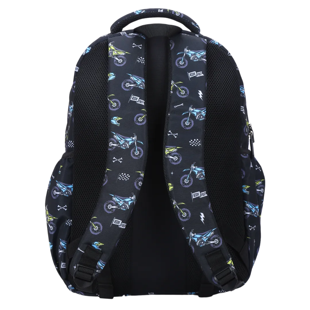 Motorcross Large School Backpack