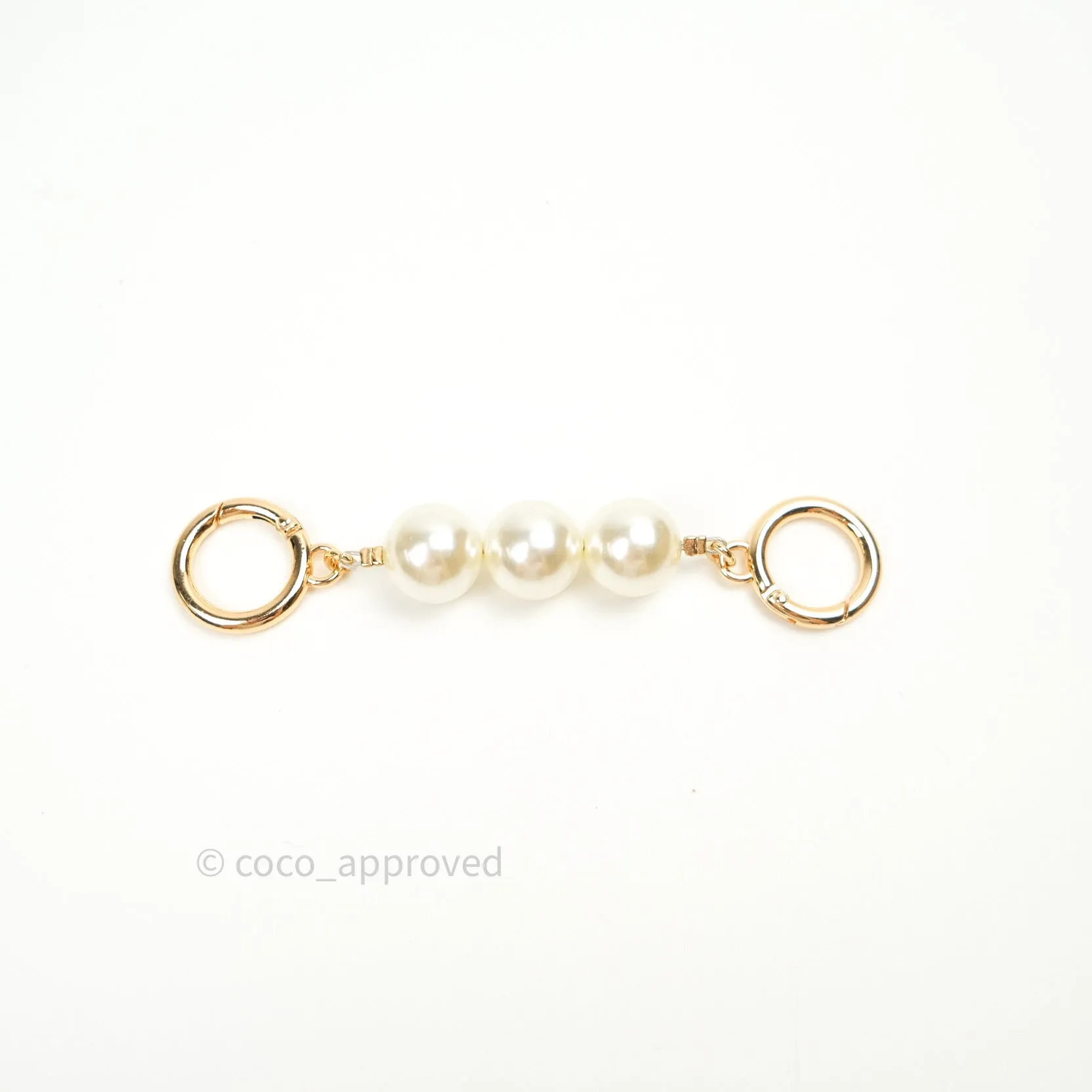 Pearl Strap Extension (Gold/Ivory)