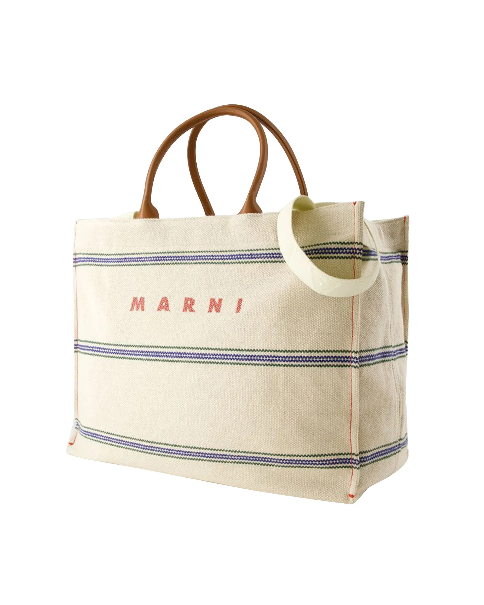 Pelletteria Uomo Shopper Bag - Marni - Cotton - Beige