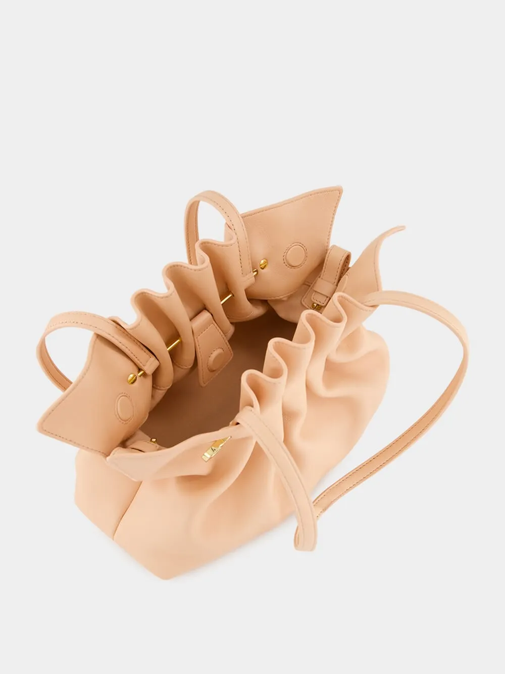 Pink Soft Gancio Small Shoulder Bag