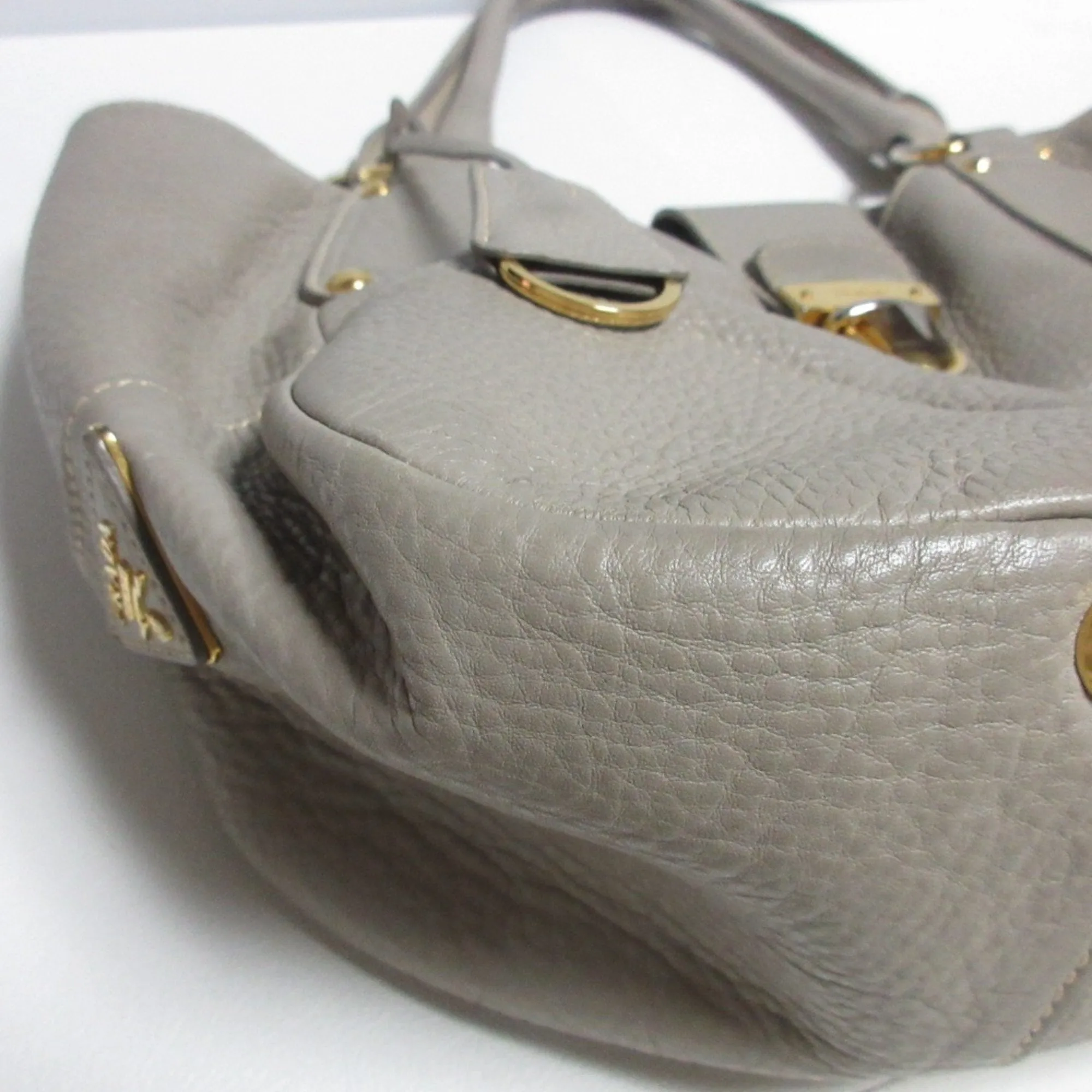 Prada Leather Tote Bag (Pre-Owned)