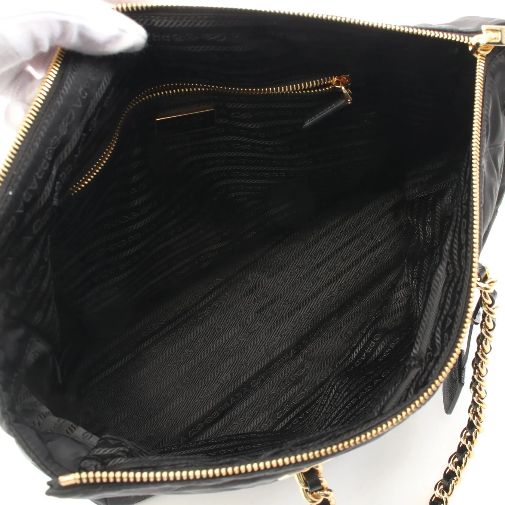 Prada Re-Edition 1995 Nylon Saffiano Leather Tote
