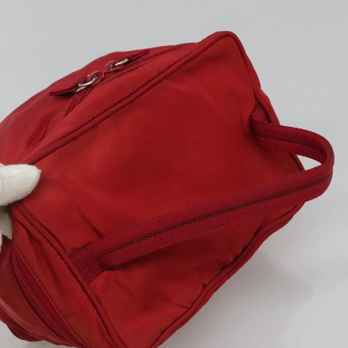 Prada Re-Nylon Synthetic Clutch Bag (Pre-Owned)