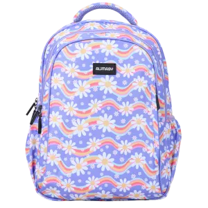 Rainbow Daisy Midsize Kids Backpack