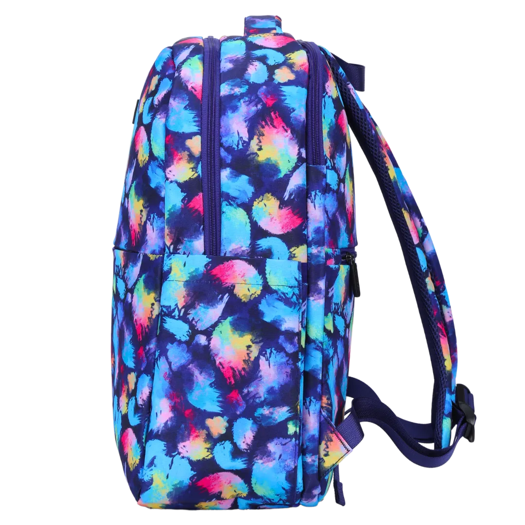 Rainbow Splatter Laptop Backpack