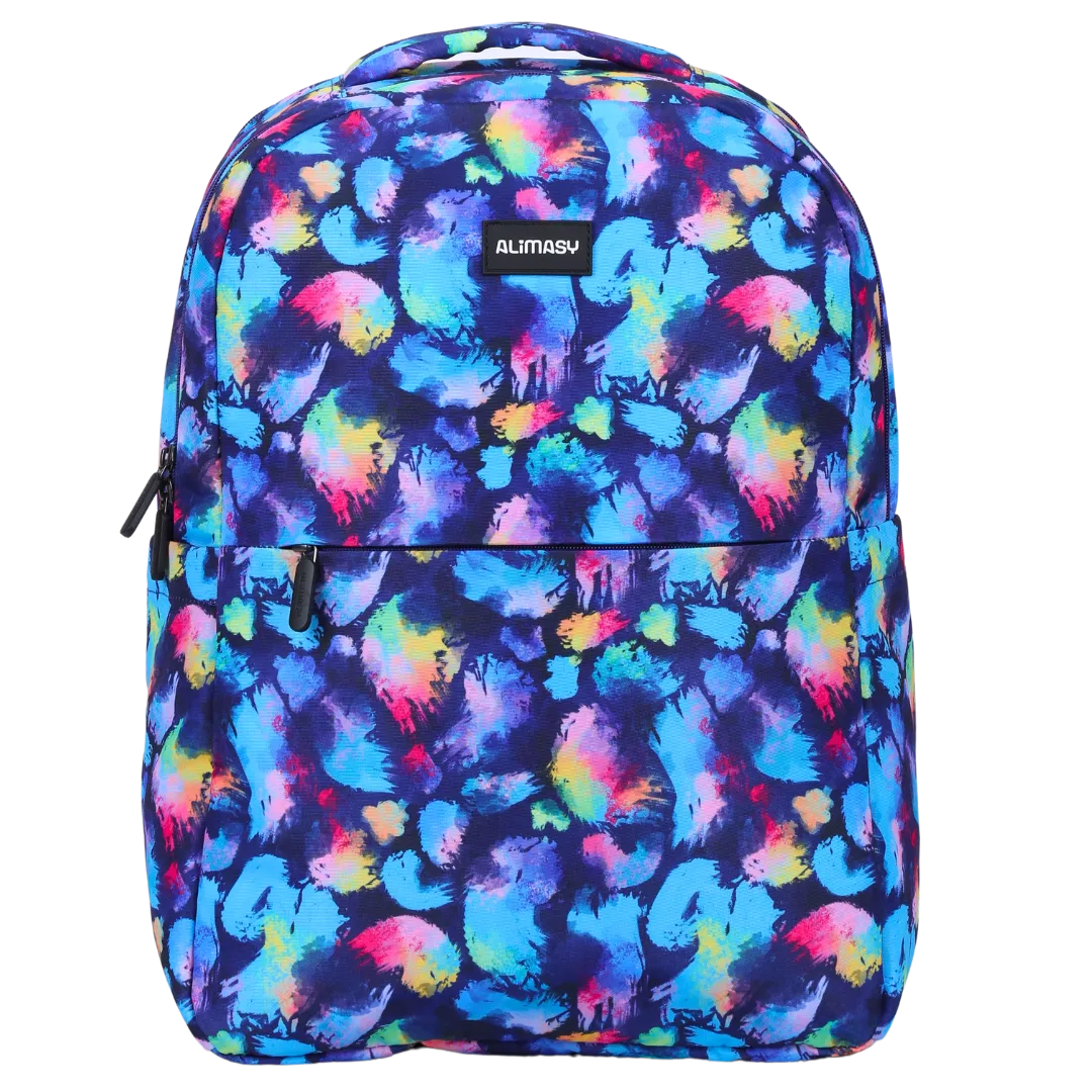 Rainbow Splatter Laptop Backpack