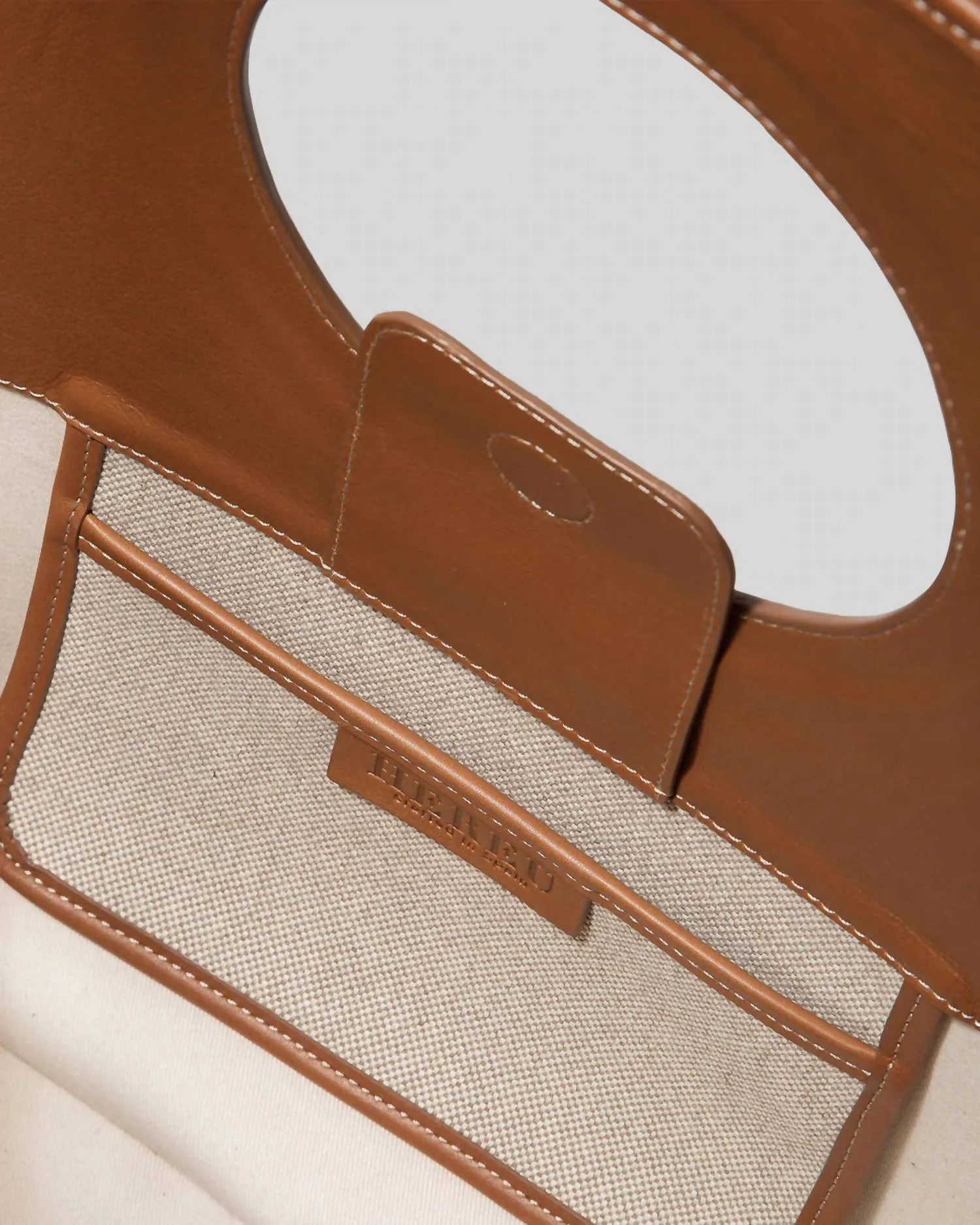 Roda L Canvas Tote Bag In Beige/ Tan