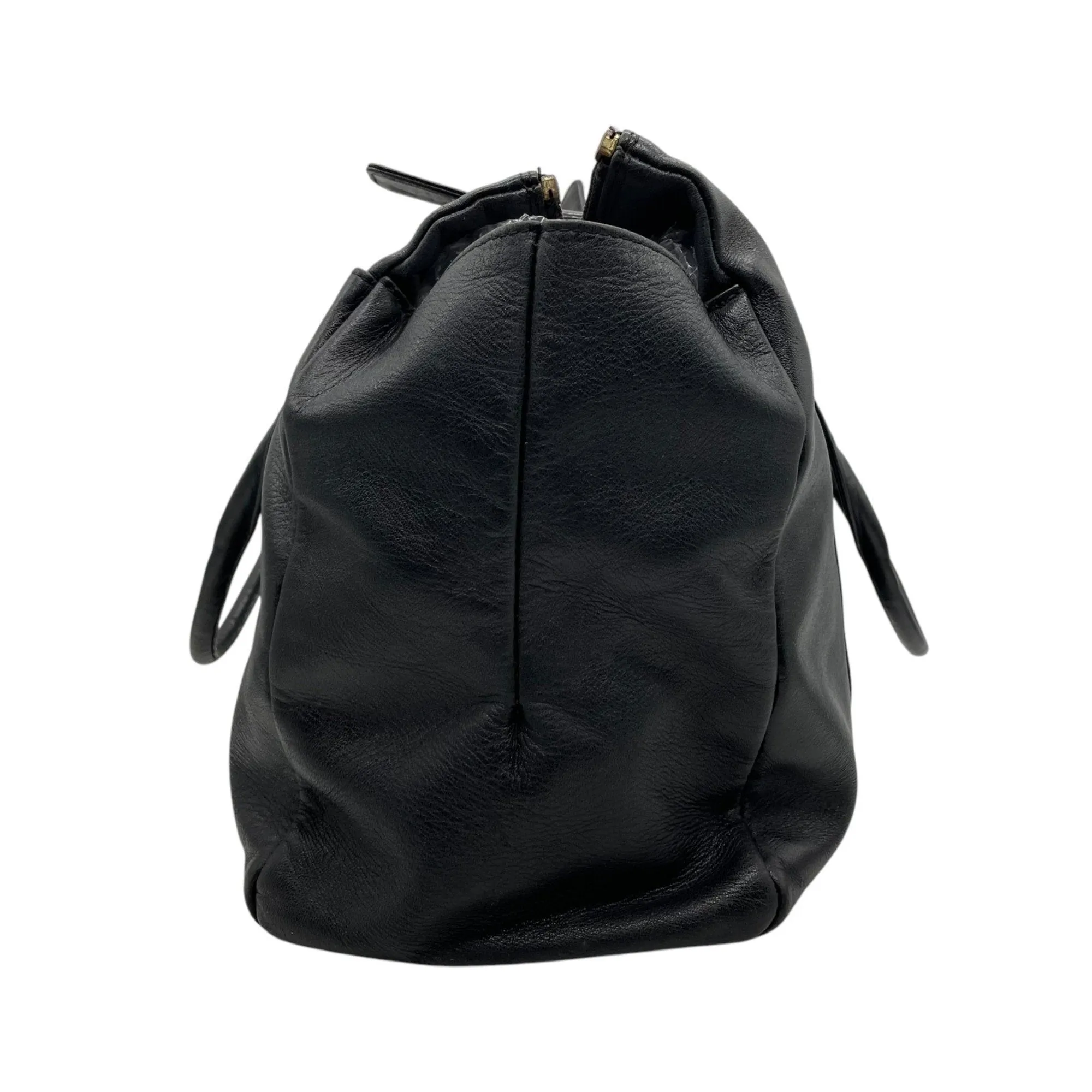 Saint Laurent Leather Handbag Tote Bag (Pre-Owned)