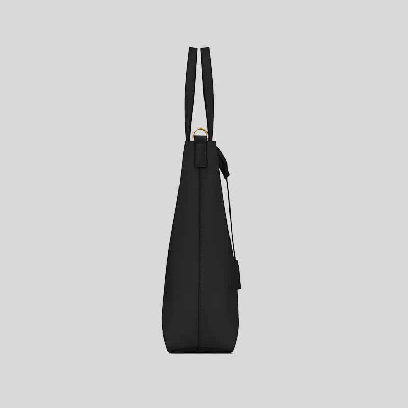 SAINT LAURENT YSL Shopping Saint Laurent Toy Crossbody Tote In Leather Black 600307CSV0J