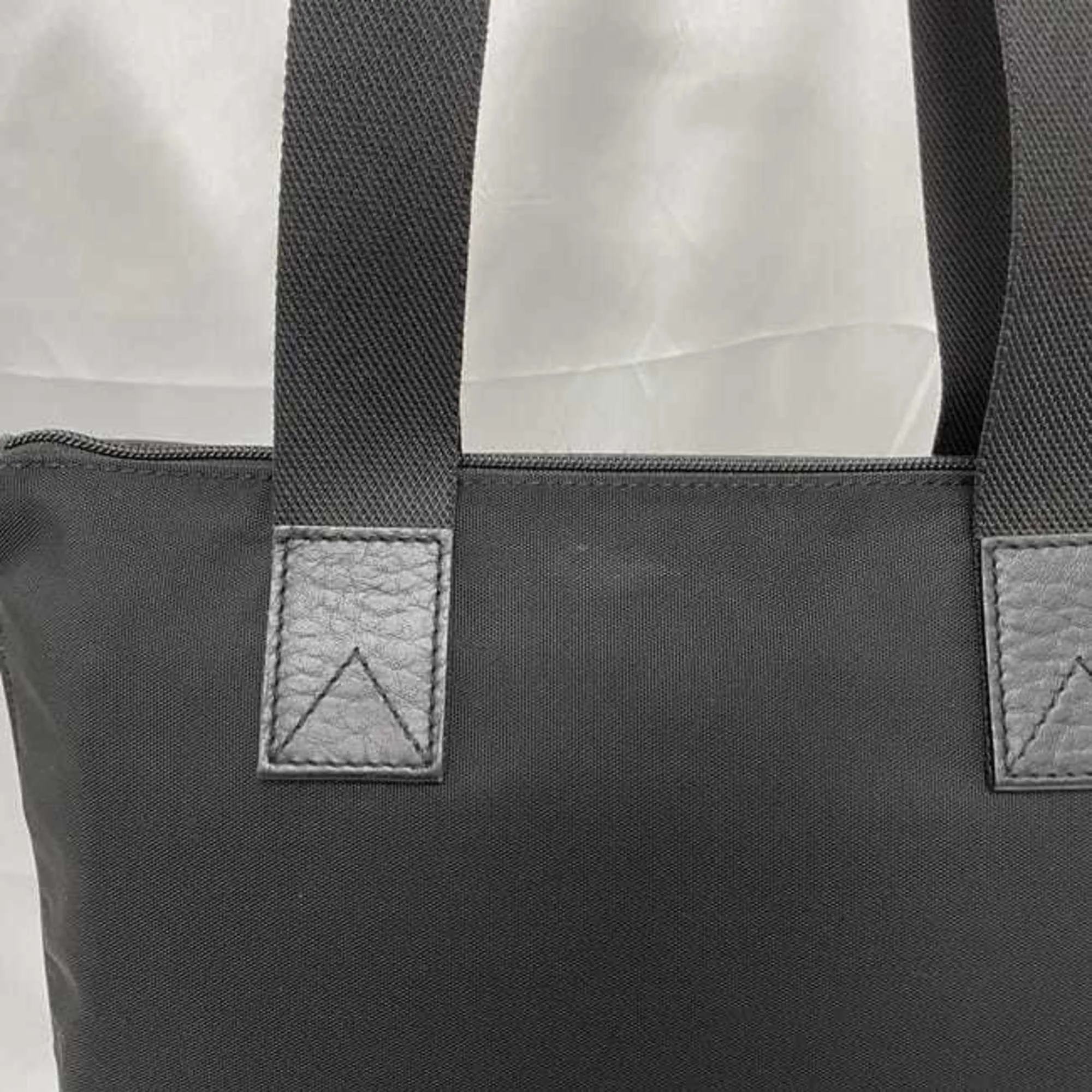 Salvatore Ferragamo Canvas Leather Tote Bag (Pre-Owned)