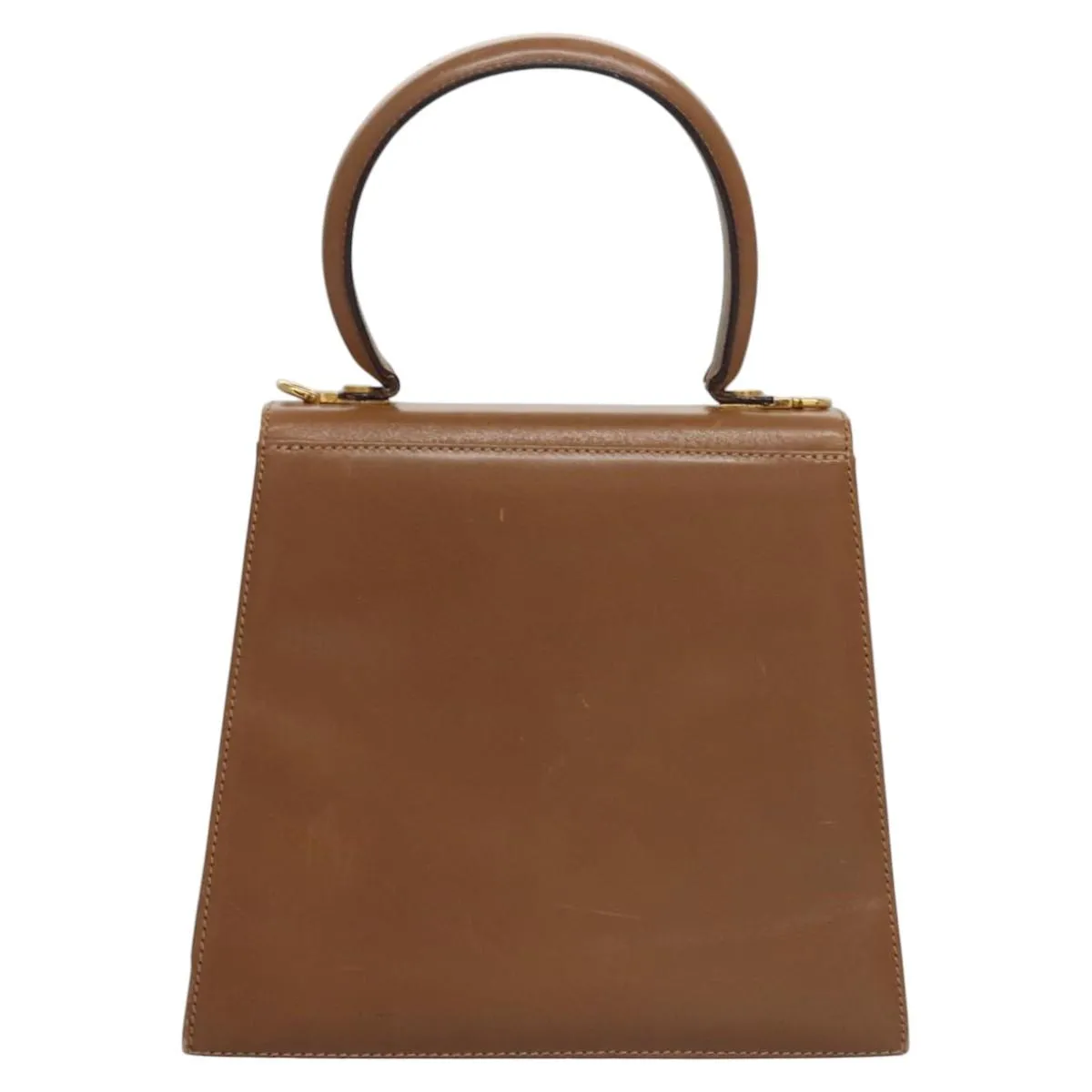Salvatore Ferragamo Gancini Leather Handbag (Pre-Owned)