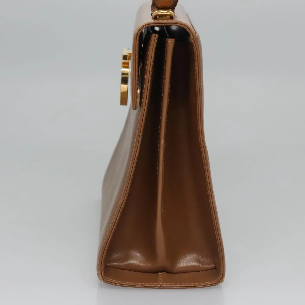 Salvatore Ferragamo Gancini Leather Handbag (Pre-Owned)